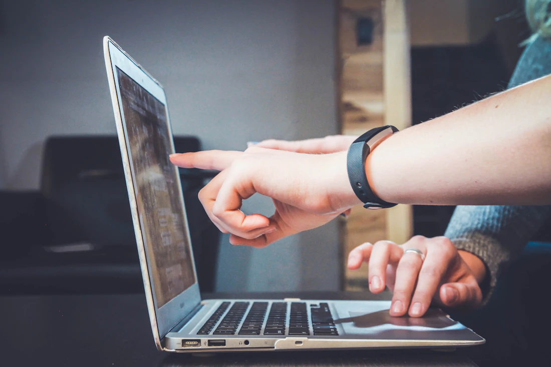 Customer support team working with technology