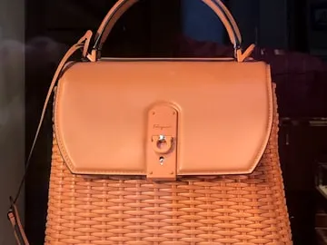 Woven Leather Tote